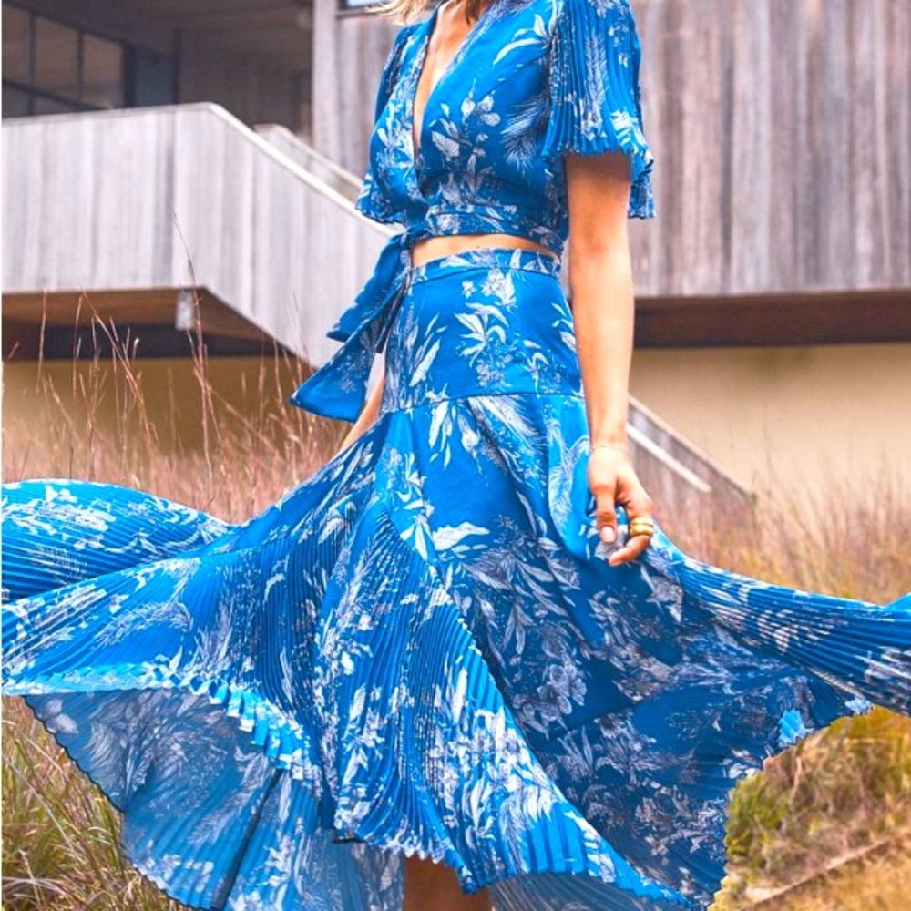 Alexis Rylie Cropped top & tarou skirt